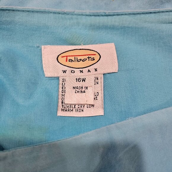 Women's‎ Talbots Woman Dragonfly Embroidered Lined Skirt Size 16W - Picture 6 of 7